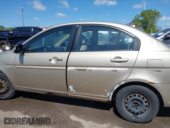 2007 Hyundai Accent GLS with VIN KMHCN46C47U101984, listed as a IAAI auction lot 42234484 with 185,048 mi miles and . Bid and sale history available at DreamBid. Image 14.