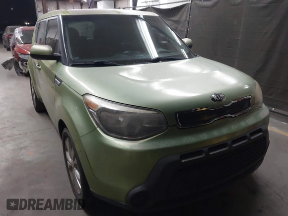 2015 Kia Soul + with VIN KNDJP3A58F7789042, listed as a IAAI auction lot 42004303 with 161,795 mi miles. Bid and sale history available at carsss.com. Image 6.