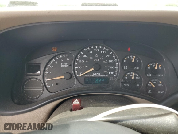 2002 Chevrolet Tahoe LS with VIN 1GNEC13Z52J232577, listed as a Copart auction lot 58770895 with 240,960 mi miles and Salvage title. Bid and sale history available at DreamBid. Image 9.