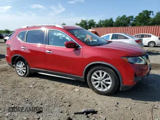 2017 Nissan Rogue SV with VIN JN8AT2MT3HW131089, listed as a Copart auction lot 62991255 with 89,213 mi miles and Salvage title. Bid and sale history available at DreamBid. Image 4.