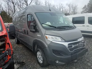 2024 Ram ProMaster Cargo Tradesman with VIN 3C6LRVDG3RE102914, listed as a Copart auction lot 50355075 with 16,328 mi miles and Salvage Title. Bid and sale history available at DreamBid. Image 4.