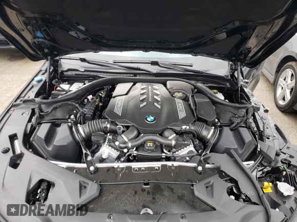 2022 BMW 8 Series M850i with VIN WBAGV8C08NCH71533, listed as a Copart auction lot 59507253 with 0 mi miles. Bid and sale history available at carsss.com. Image 7.