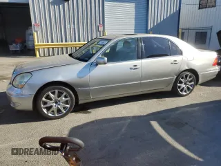 2002 Lexus LS 430 with VIN JTHBN30F220053591, listed as a Copart auction lot 73186624 with 192,249 mi miles and Salvage Title. Bid and sale history available at DreamBid. Image 1.