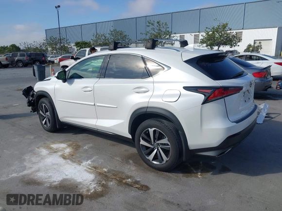 2021 Lexus NX 300 with VIN JTJGARBZXM5032858, listed as a IAAI auction lot 42499130 with 34,738 mi miles and . Bid and sale history available at DreamBid. Image 3.