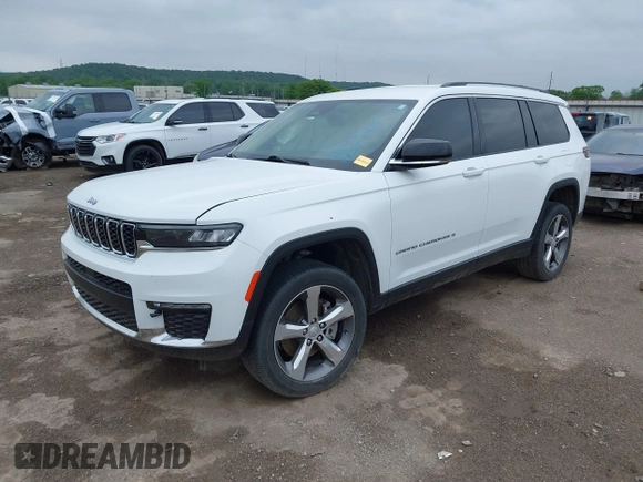 2021 Jeep Grand Cherokee Limited with VIN 1C4RJKBG5M8186488, listed as a IAAI auction lot 42271087 with 52,615 mi miles and . Bid and sale history available at DreamBid. Image 2.