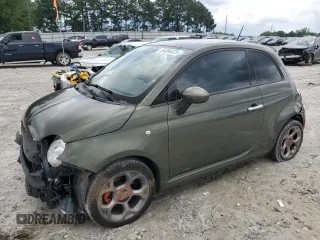 2016 FIAT 500 Sport with VIN 3C3CFFBRXGT155473, listed as a Copart auction lot 59304825 with 71,436 mi miles and Salvage title. Bid and sale history available at DreamBid. Image 1.