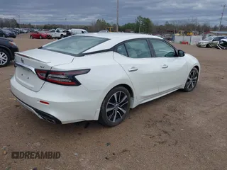 2021 Nissan Maxima SV with VIN 1N4AA6CV1MC504255, listed as a IAAI auction lot 41728763 with 112,524 mi miles and . Bid and sale history available at DreamBid. Image 4.