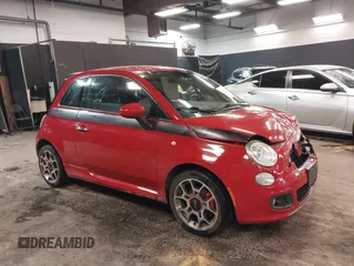 2015 FIAT 500 Sport with VIN 3C3CFFBR4FT562221, listed as a IAAI auction lot 42252586 with 65,655 mi miles and . Bid and sale history available at DreamBid. Image 1.