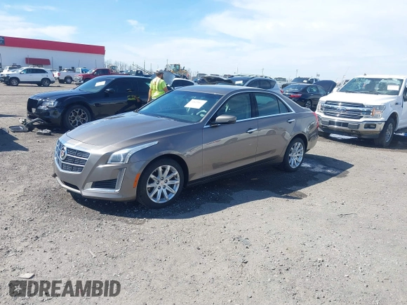 2014 Cadillac CTS Sedan RWD with VIN 1G6AP5SX1E0167520, listed as a IAAI auction lot 41829003 with 45,145 mi miles. Bid and sale history available at carsss.com. Image 17.
