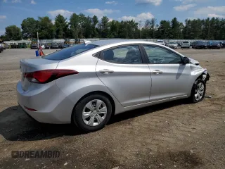2016 Hyundai Elantra SE with VIN 5NPDH4AE2GH770371, listed as a Copart auction lot 61814115 with 88,238 mi miles and Salvage title. Bid and sale history available at DreamBid. Image 3.