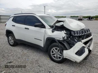 2018 Jeep Compass Sport с VIN 3C4NJDAB9JT440751, выставлен на аукционе Copart как лот 55476005 с пробегом 147 141 миль миль и Списание • Salvage title. История ставок и продаж доступна на DreamBid. Изображение 4.