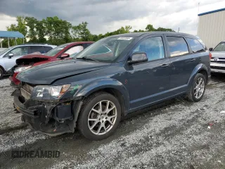2018 Dodge Journey GT z VIN 3C4PDCEG7JT523675, wystawiony jako Copart lot #56852695 z przebiegiem 135 045 mil mil oraz Szkoda całkowita • Salvage title. Historia ofert i sprzedaży dostępna na DreamBid. Obrazek 1.