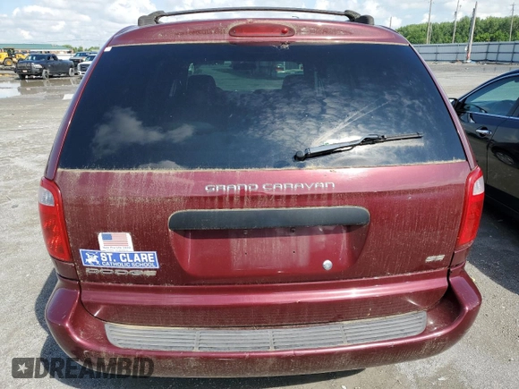 2003 Dodge Caravan SE with VIN 1D4GP24363B157697, listed as a Copart auction lot 45016085 with 124,405 mi miles and Non Repairable. Bid and sale history available at carsss.com. Image 6.