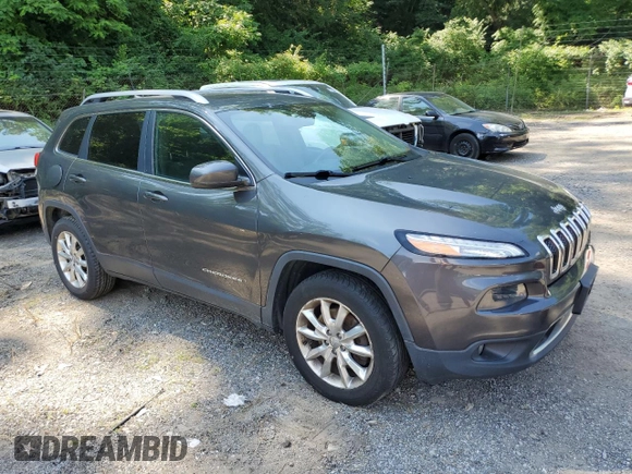 2016 Jeep Cherokee Limited z VIN 1C4PJMDB0GW172308, wystawiony jako Copart lot #62772855 z przebiegiem 146 834 mil mil oraz Czysty tytuł • Clean title. Historia ofert i sprzedaży dostępna na DreamBid. Obrazek 4.