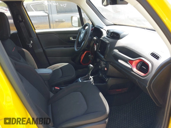 2023 Jeep Renegade Trailhawk with VIN ZACNJDC14PPP66216, listed as a IAAI auction lot 42000920 with 36,048 mi miles and . Bid and sale history available at DreamBid. Image 5.
