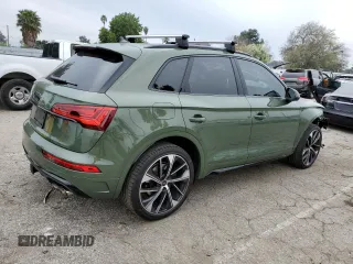 2023 Audi SQ5 Premium Plus with VIN WA1B4AFY9P2103264, listed as a Copart auction lot 44362464 with 9,762 mi miles and . Bid and sale history available at DreamBid. Image 3.