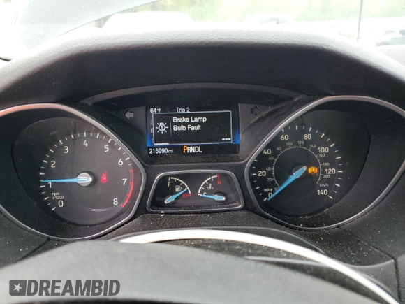 2016 Ford Focus SE с VIN 1FADP3F29GL384771, выставлен на аукционе Copart как лот 57038855 с пробегом 216 990 миль миль и Списание • Salvage title. История ставок и продаж доступна на DreamBid. Изображение 9.