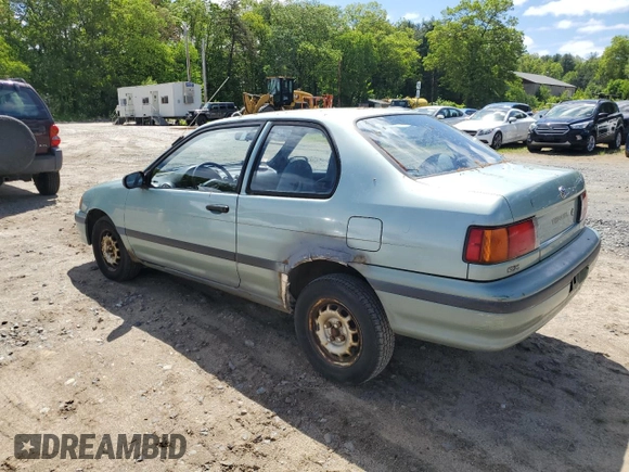 1992 Toyota Tercel z VIN JT2EL43B1N0209927, wystawiony jako Copart lot #57595275 z przebiegiem 87 577 mil mil oraz Tytuł czysty. Historia ofert i sprzedaży dostępna na DreamBid. Obrazek 2.