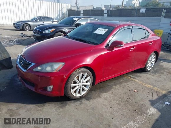 2009 Lexus IS 250 with VIN JTHBK262X95099772, listed as a IAAI auction lot 41625820 with 86,807 mi miles. Bid and sale history available at carsss.com. Image 17.