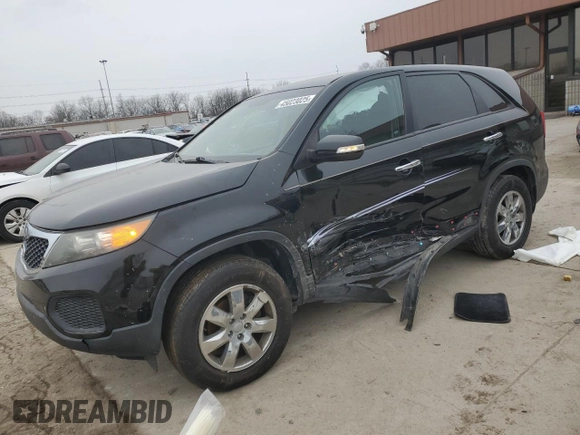 2012 Kia Sorento LX with VIN 5XYKT4A12CG211648, listed as a Copart auction lot 45023025 with 110,491 mi miles and Salvage Title. Bid and sale history available at DreamBid. Image 1.