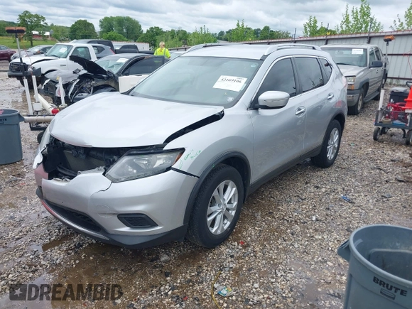 2015 Nissan Rogue SV z VIN KNMAT2MV9FP540198, wystawiony jako IAAI lot #42169106 z przebiegiem 153 444 mil mil oraz . Historia ofert i sprzedaży dostępna na DreamBid. Obrazek 2.