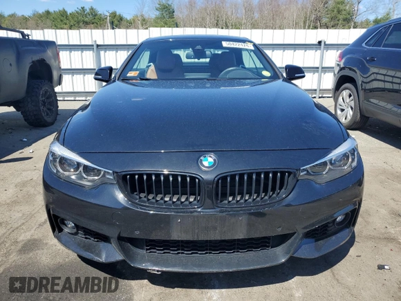 2019 BMW 4 Series 430i xDrive with VIN WBA4Z3C51KEN88803, listed as a Copart auction lot 50422424 with 47,588 mi miles and Salvage title. Bid and sale history available at DreamBid. Image 5.