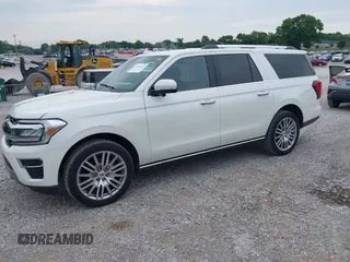 2023 Ford Expedition Max Limited with VIN 1FMJK2A82PEA33668, listed as a IAAI auction lot 42345147 with 53,838 mi miles and . Bid and sale history available at DreamBid. Image 18.