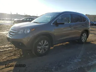 2013 Honda CR-V EX-L with VIN 5J6RM4H74DL040195, listed as a Copart auction lot 87580845 with 129,029 mi miles and Salvage Title. Bid and sale history available at carsss.com. Image 1.