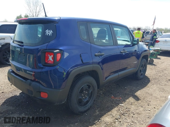 2018 Jeep Renegade Upland z VIN ZACCJBAB9JPH02125, wystawiony jako IAAI lot #42094193 z przebiegiem 91 003 mil mil oraz . Historia ofert i sprzedaży dostępna na DreamBid. Obrazek 4.