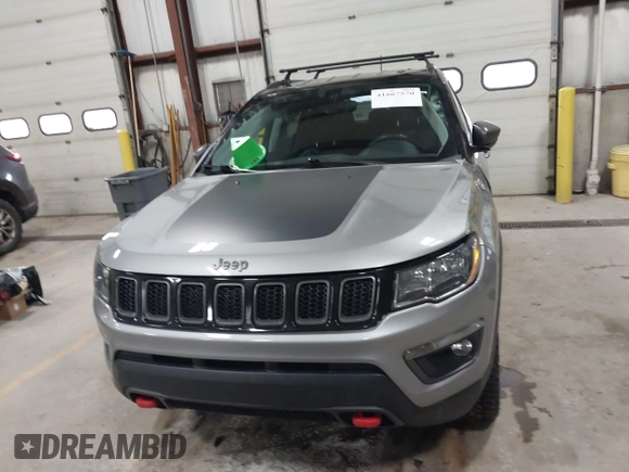 2019 Jeep Compass Trailhawk с VIN 3C4NJDDB0KT712004, выставлен на аукционе IAAI как лот 41667570 с пробегом 46 408 миль миль и . История ставок и продаж доступна на DreamBid. Изображение 12.