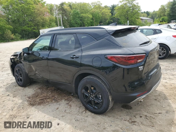 2024 Chevrolet Blazer LT with VIN 3GNKBJRS6RS199484, listed as a Copart auction lot 56480945 with 9,255 mi miles and Salvage title. Bid and sale history available at DreamBid. Image 2.