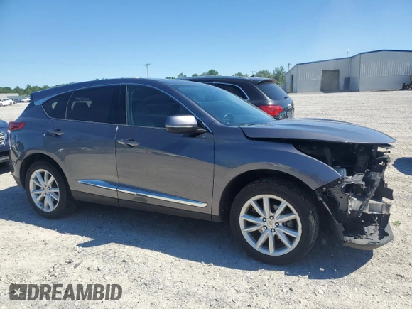 2020 Acura RDX with VIN 5J8TC2H3XLL017116, listed as a Copart auction lot 65413555 with 74,765 mi miles and Salvage title. Bid and sale history available at DreamBid. Image 4.