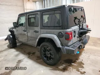 2023 Jeep Wrangler Sahara с VIN 1C4JJXP69PW698930, выставлен на аукционе Copart как лот 66679874 с пробегом 9 161 миль миль и Списание • Salvage title. История ставок и продаж доступна на DreamBid. Изображение 2.