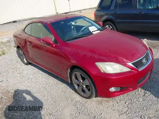 2010 Lexus IS 250 C z VIN JTHFF2C23A2500739, wystawiony jako IAAI lot #42197400 z przebiegiem 145 821 mil mil oraz . Historia ofert i sprzedaży dostępna na DreamBid. Obrazek 1.
