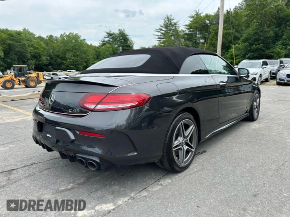 2019 Mercedes-Benz C 43 AMG with VIN WDDWK6EB4KF821819, listed as a Copart auction lot 63640835 with 66,227 mi miles and Clean title. Bid and sale history available at DreamBid. Image 3.