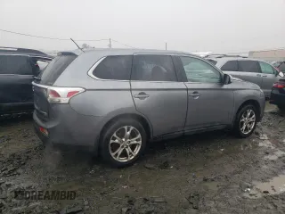2014 Mitsubishi Outlander GT with VIN JA4JZ4AX2EZ009731, listed as a Copart auction lot 38760334 with 167,645 mi miles and Salvage title. Bid and sale history available at DreamBid. Image 3.