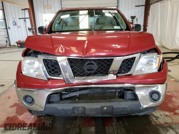 2011 Nissan Frontier Pro-4X with VIN 1N6AD0EV2BC400945, listed as a Copart auction lot 58693635 with 122,209 mi miles and Salvage title. Bid and sale history available at DreamBid. Image 5.