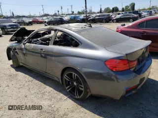 2015 BMW M4 with VIN WBS3R9C52FK333207, listed as a Copart auction lot 46253963 with 0 mi miles. Bid and sale history available at carsss.com. Image 2.