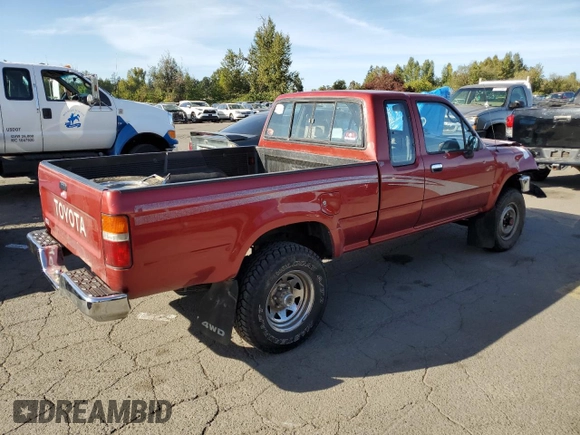 1993 Toyota Pickup DLX с VIN 4TAVN13D3PZ126673, выставлен на аукционе Copart как лот 72375914 с пробегом 197 409 миль миль и Списание • Salvage title. История ставок и продаж доступна на DreamBid. Изображение 3.