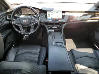2018 Cadillac CT6 Luxury AWD with VIN 1G6KD5RS4JU159650, listed as a Copart auction lot 70673724 with 72,724 mi miles and Salvage Title. Bid and sale history available at carsss.com. Image 8.