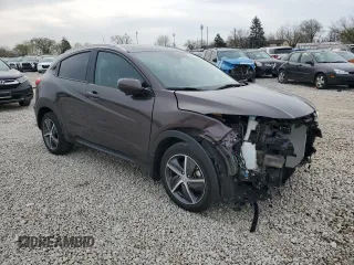 2022 Honda HR-V EX with VIN 3CZRU6H5XNM721391, listed as a Copart auction lot 52780175 with 26,533 mi miles and Salvage Title. Bid and sale history available at carsss.com. Image 4.