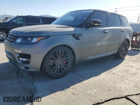 2016 Land Rover Range Rover Sport HSE z VIN SALWS2VF9GA547665, wystawiony jako Copart lot #48553935 z przebiegiem 70 386 mil mil oraz Szkoda całkowita • Salvage title. Historia ofert i sprzedaży dostępna na DreamBid. Obrazek 1.