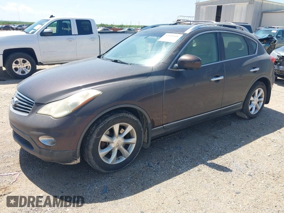 2010 Infiniti EX Journey with VIN JN1AJ0HR0AM757790, listed as a IAAI auction lot 42142688 with 182,619 mi miles. Bid and sale history available at carsss.com. Image 2.