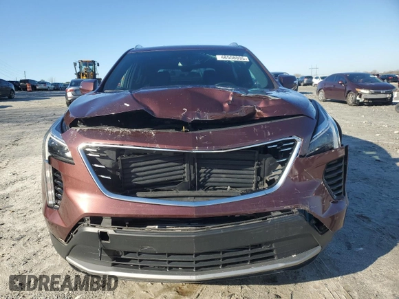 2023 Cadillac XT4 FWD Premium Luxury with VIN 1GYFZCR49PF125491, listed as a Copart auction lot 48508095 with 60,245 mi miles and Salvage Title. Bid and sale history available at carsss.com. Image 5.