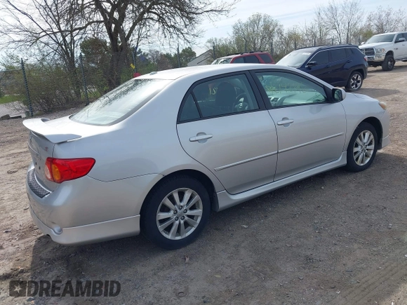 2010 Toyota Corolla with VIN 2T1BU4EE6AC251587, listed as a IAAI auction lot 42142196 with 184,153 mi miles and . Bid and sale history available at carsss.com. Image 4.