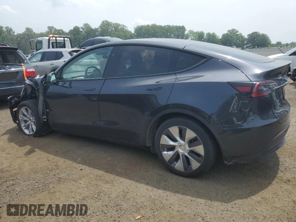 2024 Tesla Model Y Long Range z VIN 7SAYGDEE2RF986871, wystawiony jako Copart lot #60168535 z przebiegiem 15 647 mil mil oraz Szkoda całkowita • Salvage title. Historia ofert i sprzedaży dostępna na DreamBid. Obrazek 2.