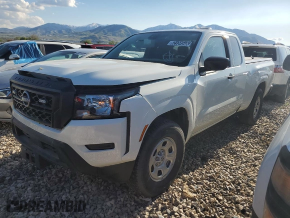 2024 Nissan Frontier S with VIN 1N6ED1CL9RN657883, listed as a Copart auction lot 52134545 with 7,602 mi miles and Clean title. Bid and sale history available at DreamBid. Image 1.