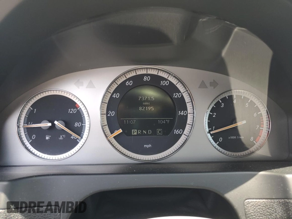 2008 Mercedes-Benz C 300 Sport with VIN WDDGF81X48F065892, listed as a Copart auction lot 61029165 with 82,195 mi miles and Salvage title. Bid and sale history available at DreamBid. Image 9.
