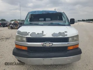 2011 Chevrolet Express Passenger 1LT with VIN 1GAZG1FGXB1106362, listed as a Copart auction lot 55584285 with 250,862 mi miles and Salvage title. Bid and sale history available at DreamBid. Image 5.