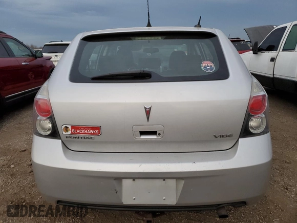 2010 Pontiac Vibe w/1SA with VIN 5Y2SP6E88AZ413223, listed as a Copart auction lot 80743824 with 179,688 mi miles and Salvage Title. Bid and sale history available at carsss.com. Image 6.